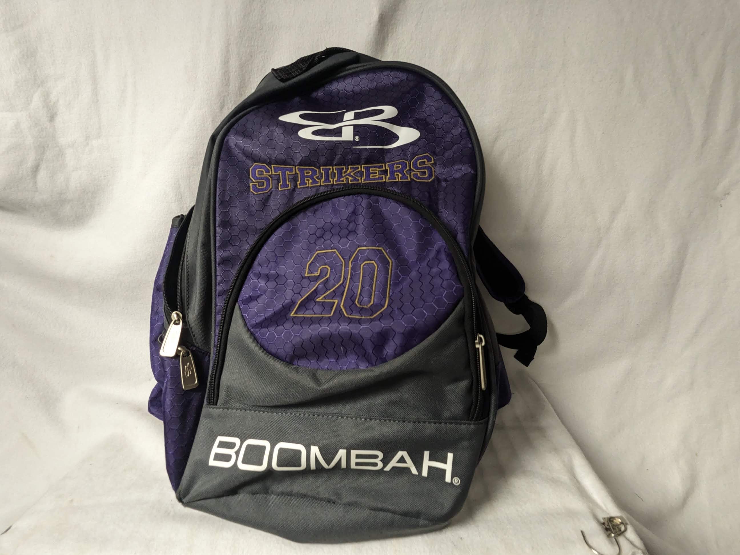 Purple boombah 2025 bat bag