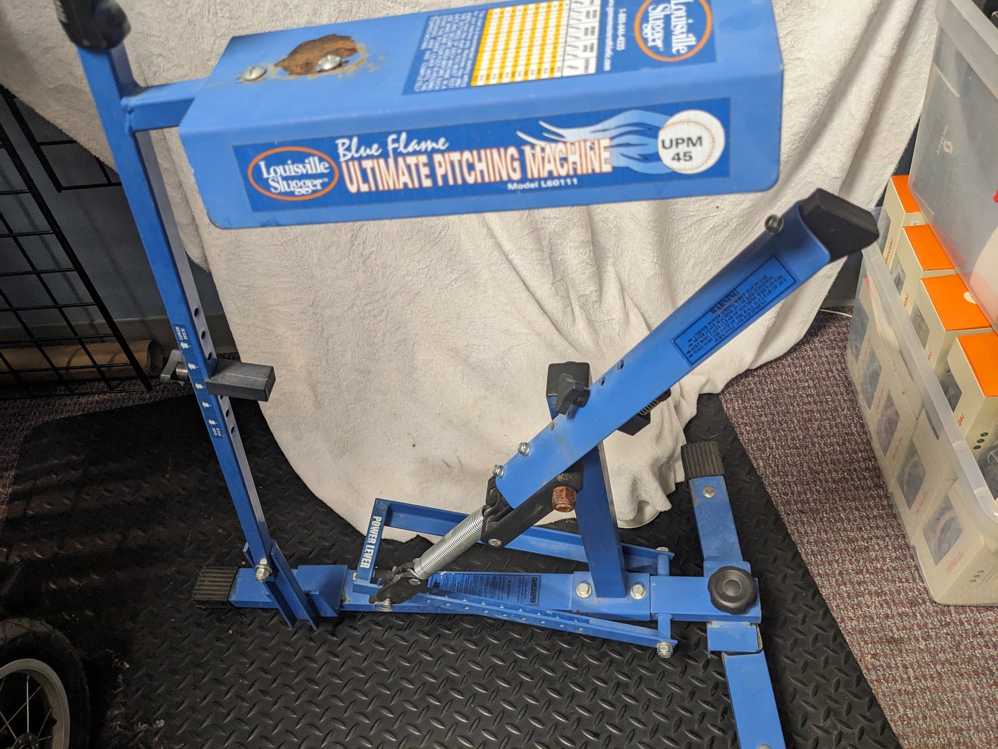 The Blue Flame Ultimate Pitching Machine 