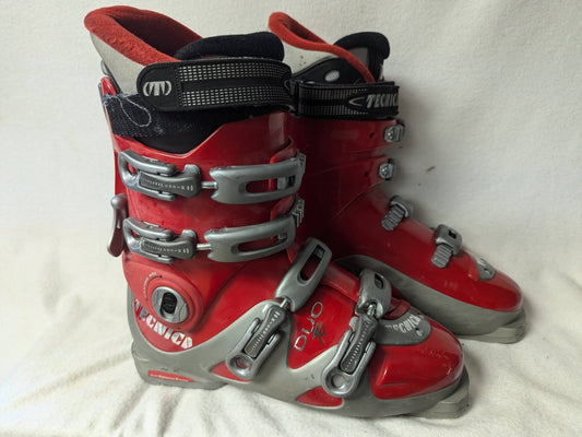 Tecnica Duo Ski Boots Size 28.5 Color Red Used