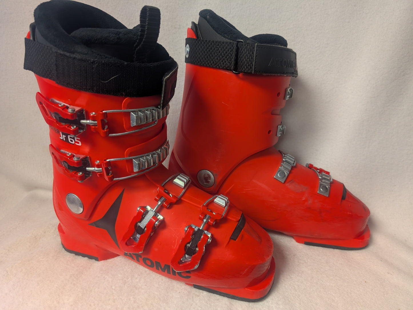 Atomic Redstar JR 65 Ski Boots Size 25.5 Color Red Condition Used