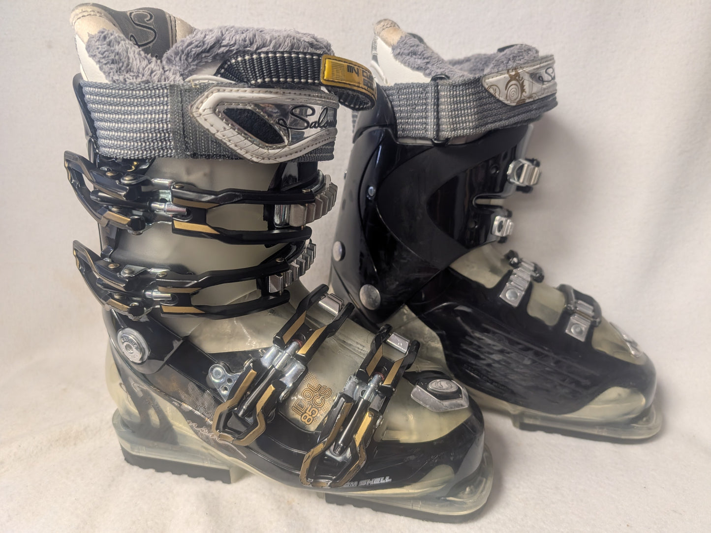 Salomon Idol 85 CS Ski Boots Size Mondo 23 Color Green Condition Used