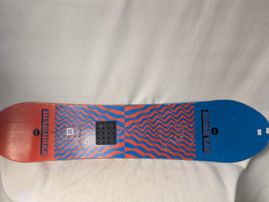 Rome SDS Snowboard No Bindings Size 105 Cm Color Blue Condition Used