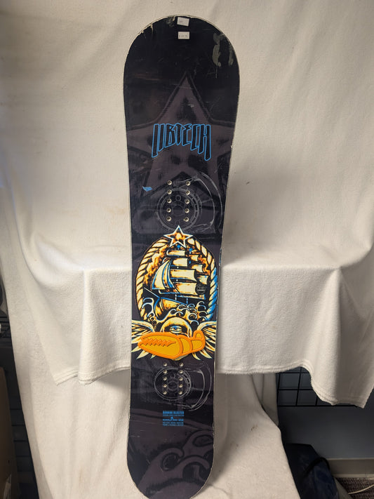 Libtech Snowboard No Bindings Size 115 Cm Color Black Condition Used