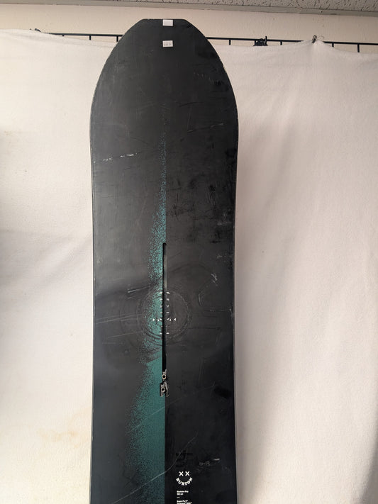 Burton Skeleton Snowboard No Bindings Size 162 Cm Color Black Condition Used