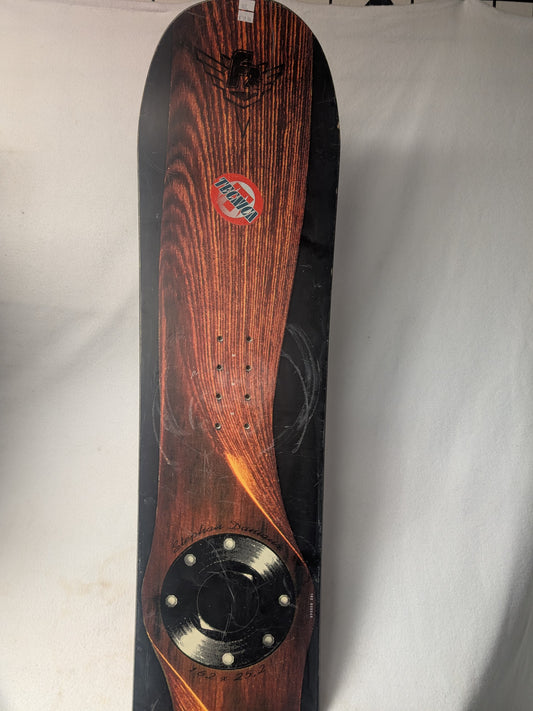 Spinner F2 Snowboard No Bindings Size 162 Cm Color Brown Condition Used