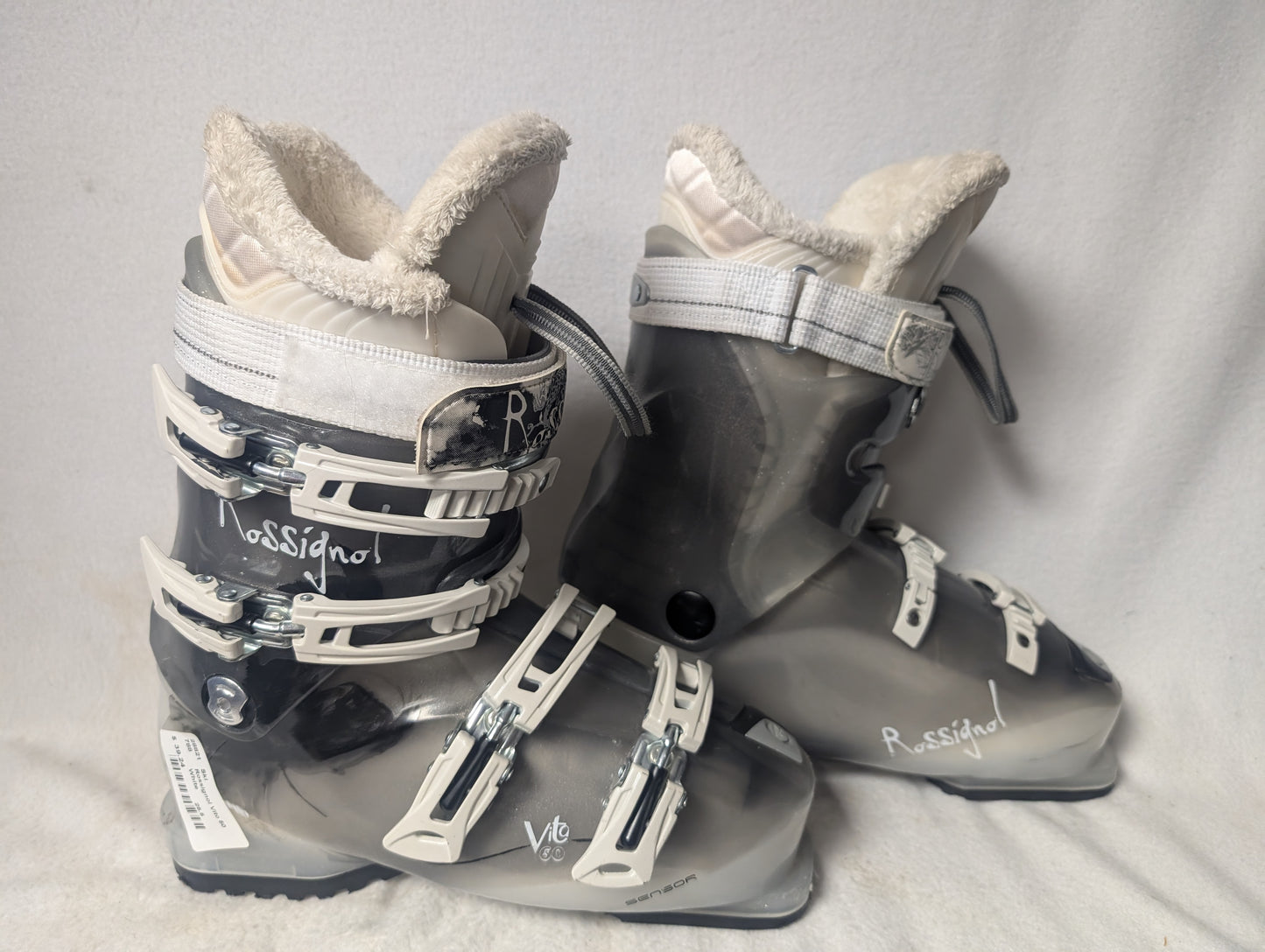 Rossignol Vita 50 Ski Boots Size 25.5 Color Gray Used