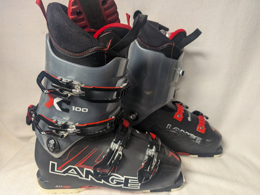 Lange XC 100 Ski Boots Size 25.5 Color Gray Used