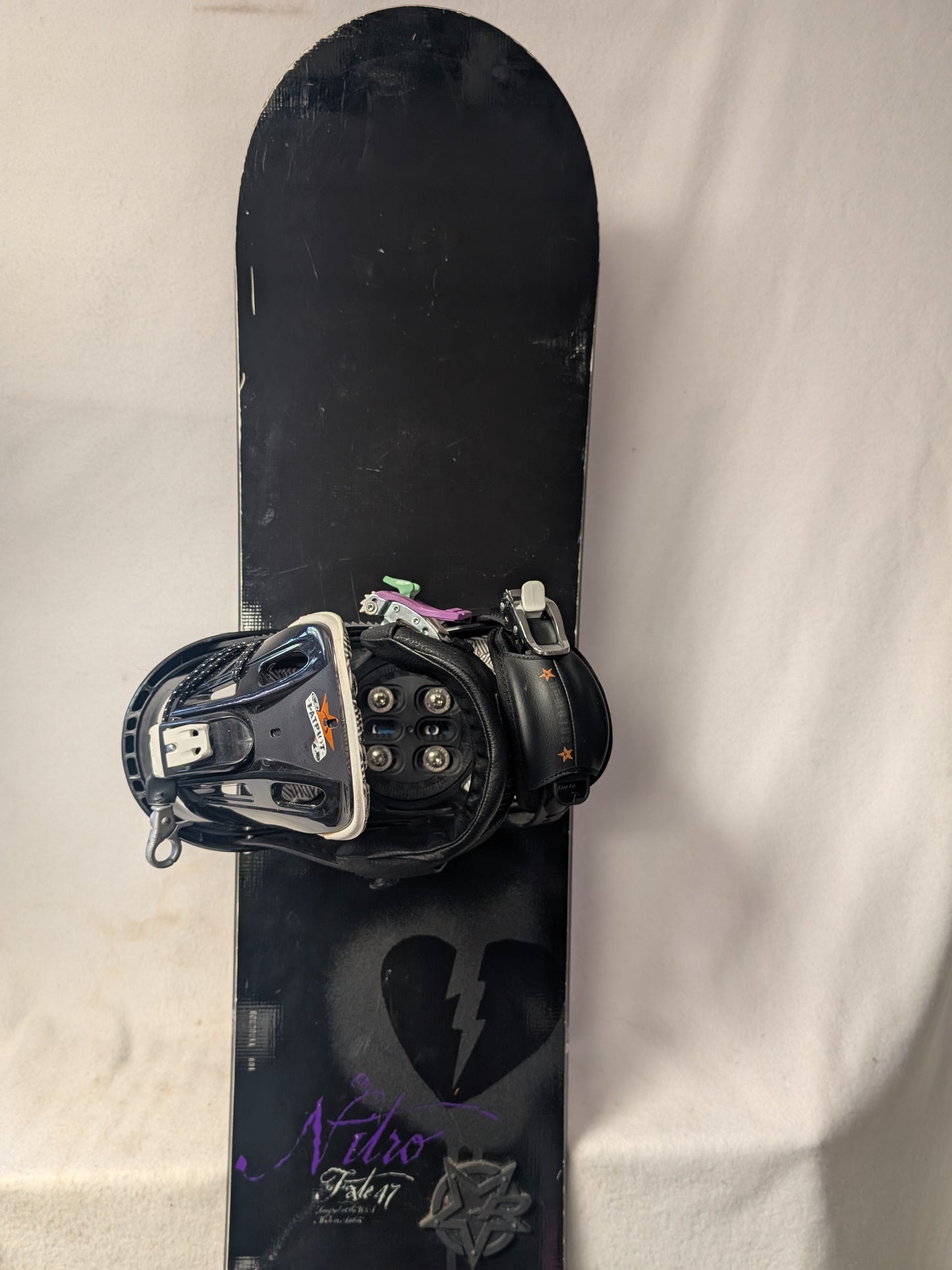 Nitro Snowboards Patriot Bindings Size 147 Cm Color Black Condition Used