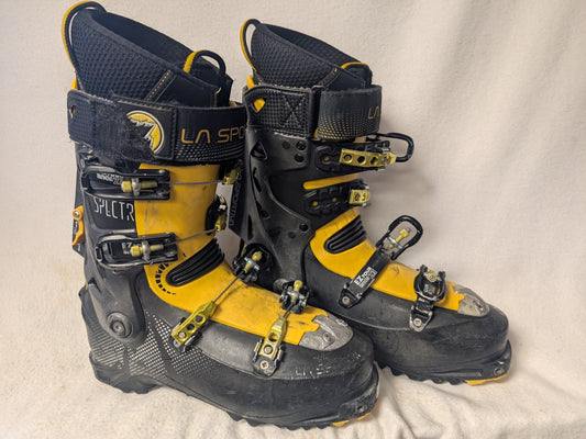 La Sportiva Spectra AT XC Ski Boots Size 27.5 Black Used Randonnée Skimo Touring