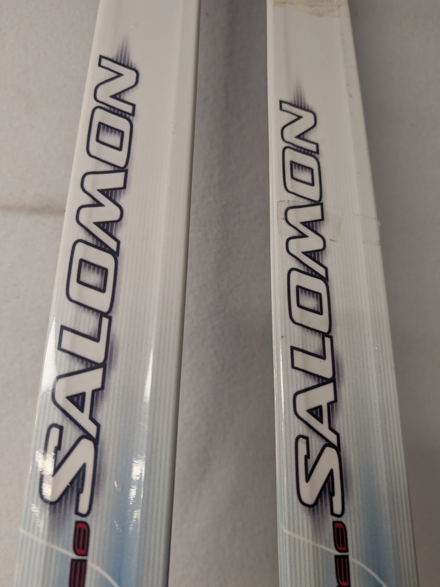 Salomon XC Skis Bindings Size 187 Cm Color Blue Condition Used