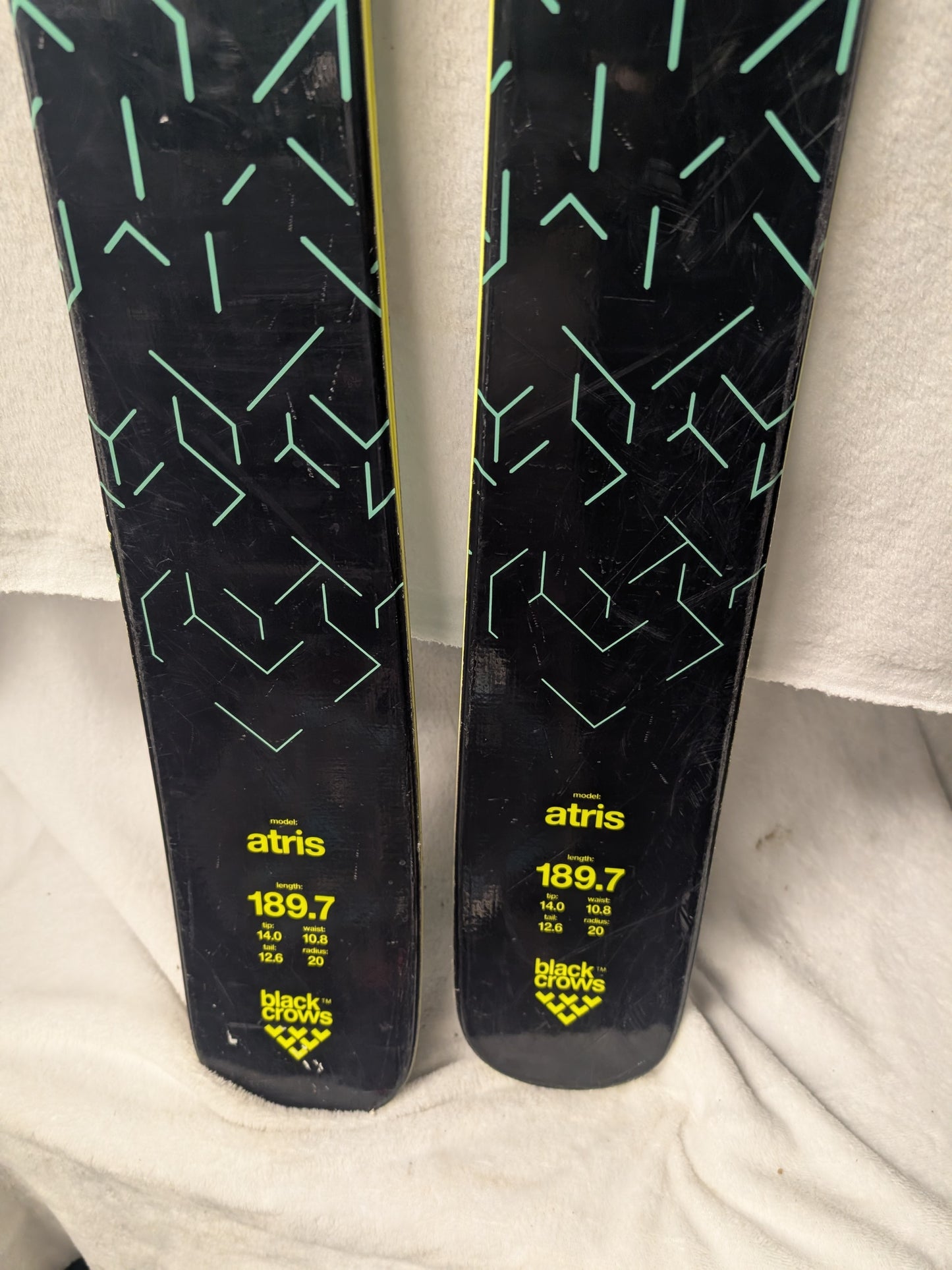 Black Crow Atris Skis No Bindings Size 189Cm Black Used