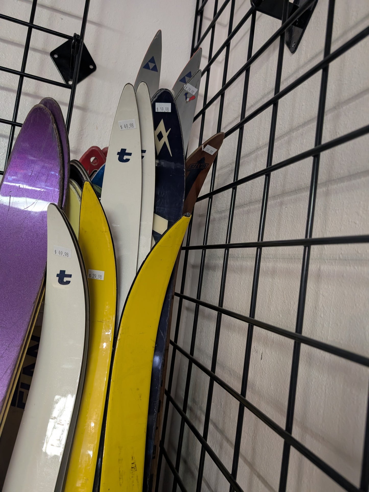 Assorted Skis No Bindings Used per pair