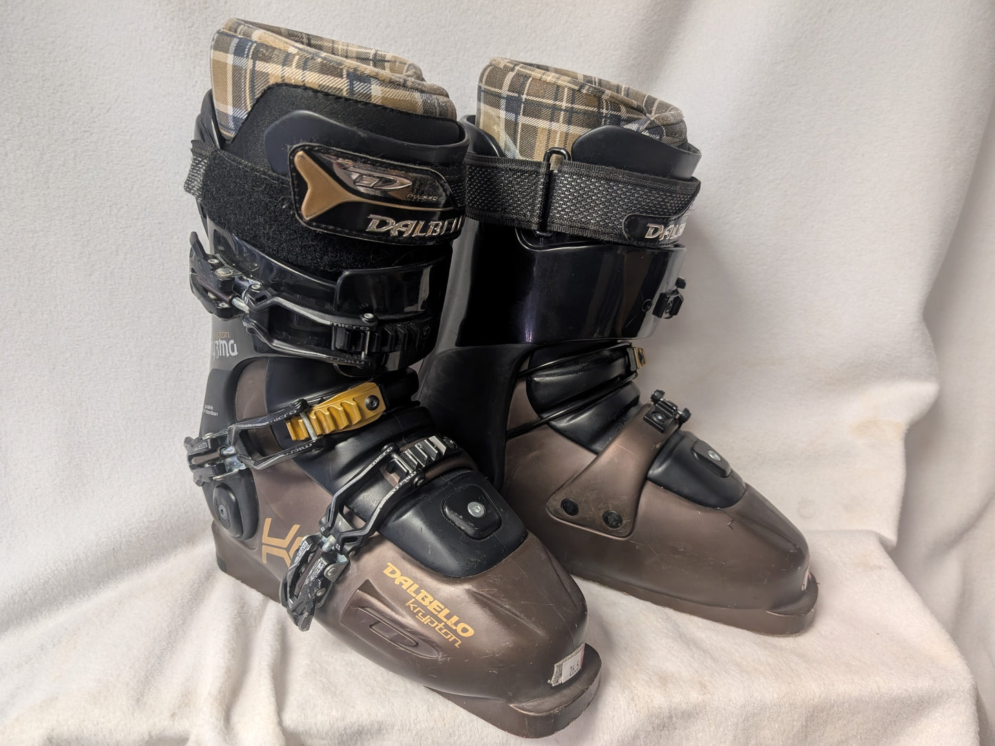 Dalbello Krypton Ski Boots Size 26.5 Color Brown Used