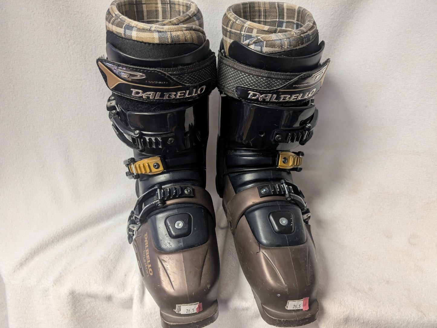 Dalbello Krypton Ski Boots Size 26.5 Color Brown Used