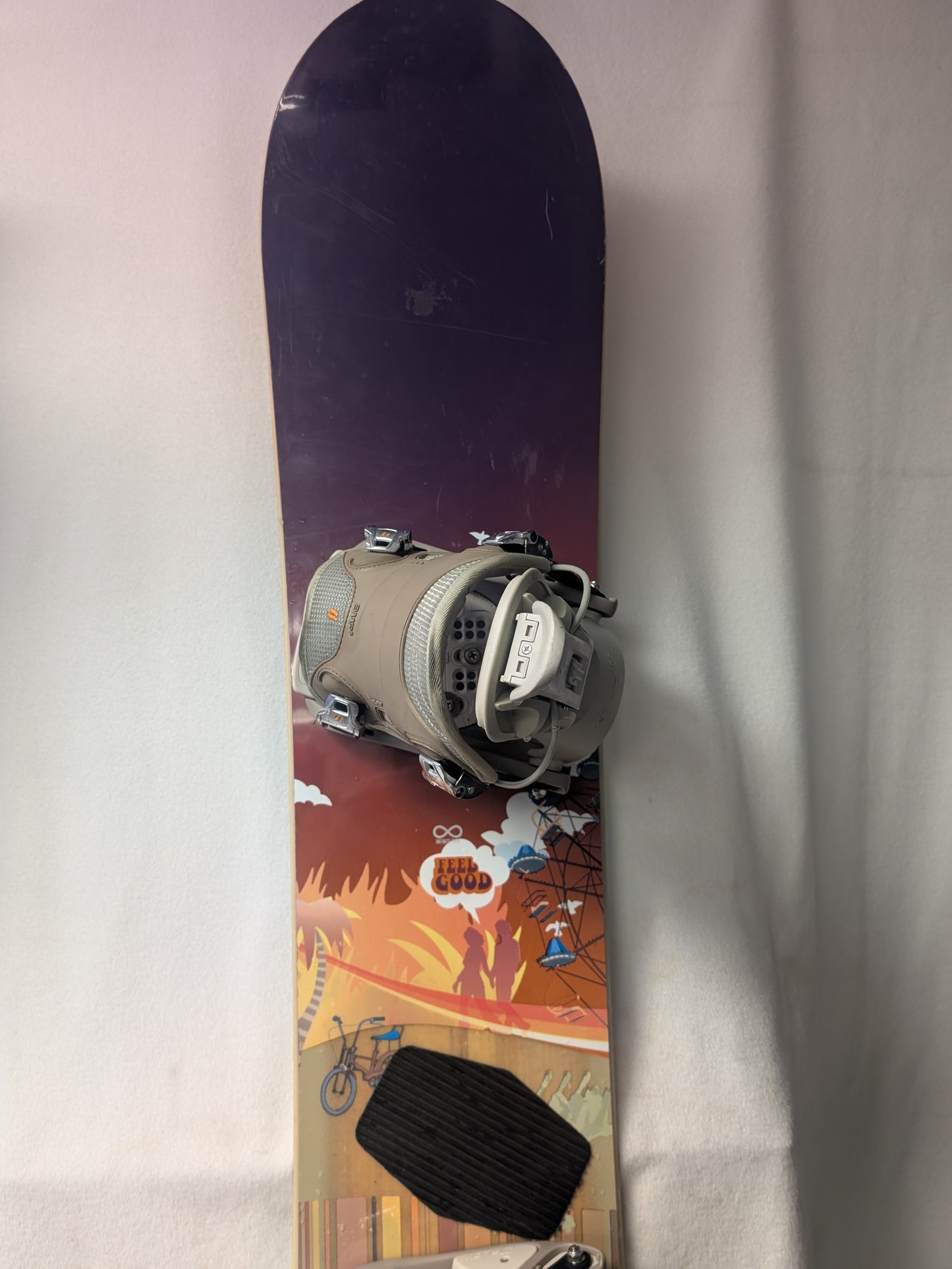 Burton Snowboards Flow Bindings Size 156 Cm Color Brown Condition Used