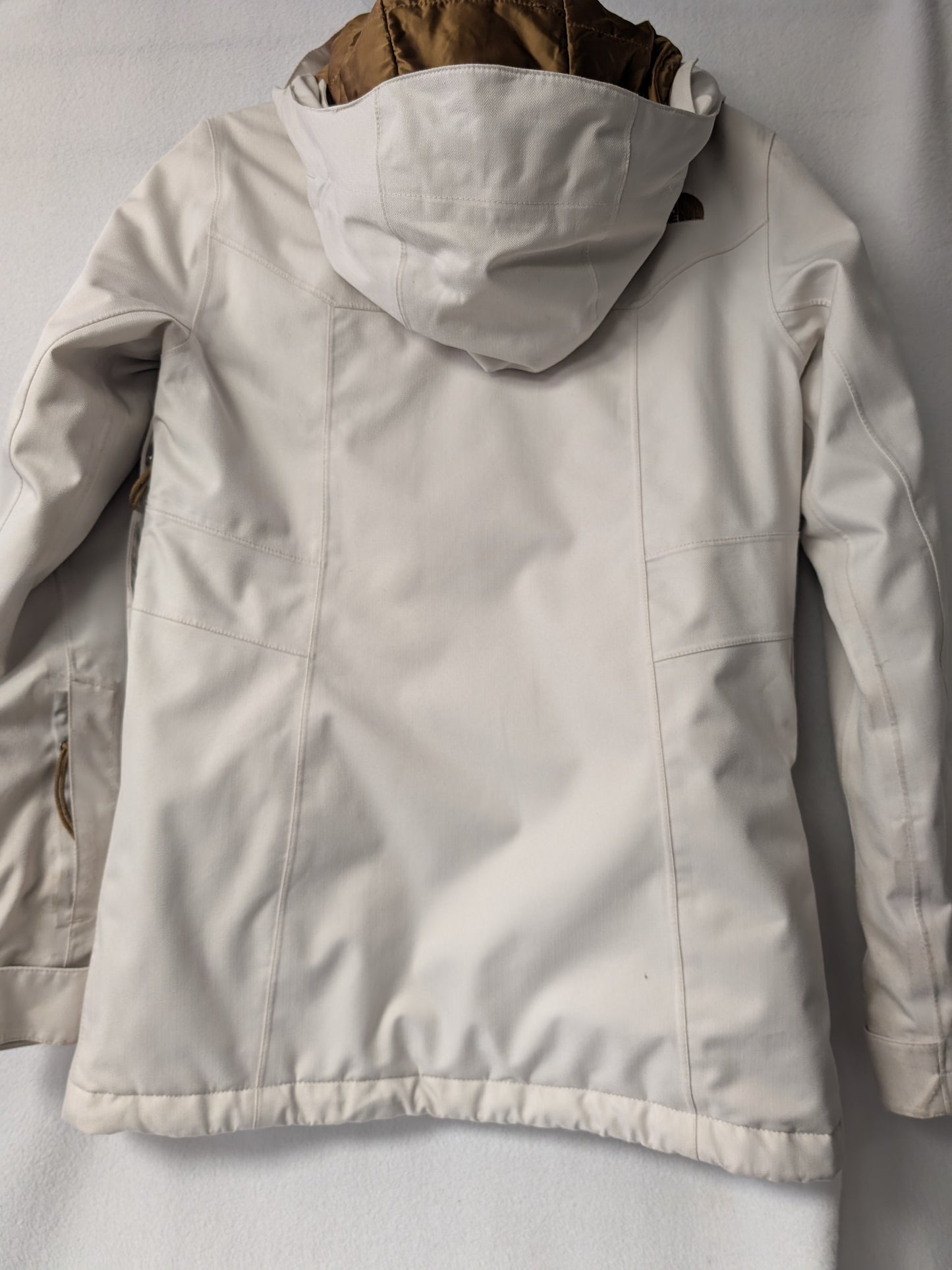 The North Face Shell Jacket Coat Size Women Extra Small White Used