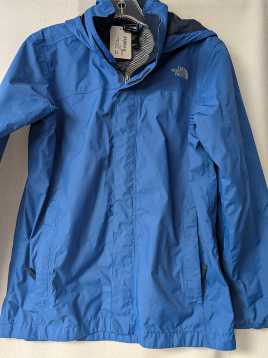 The North Face Shell Coat Jacket Size Youth Large Color Blue Used