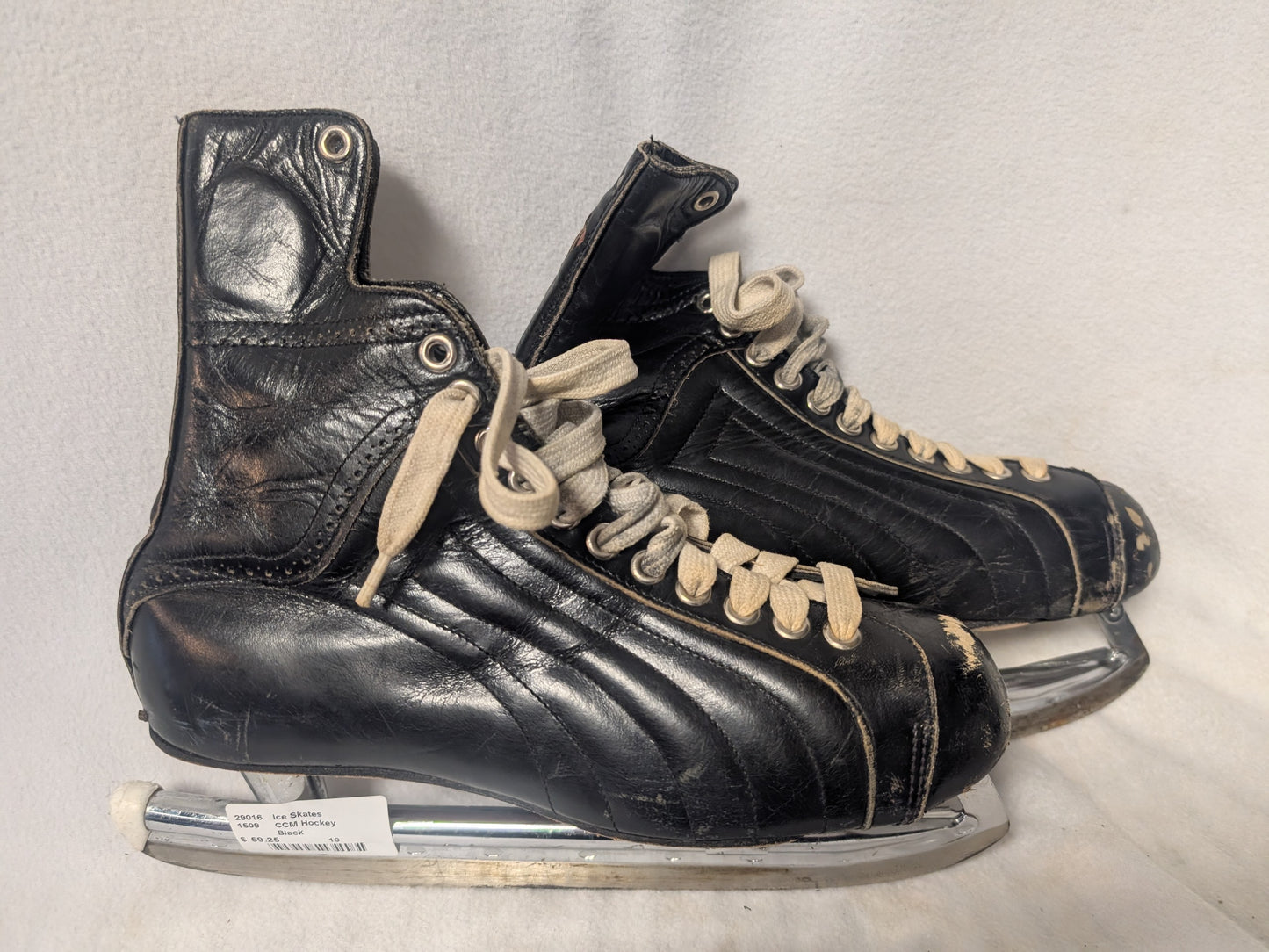 Speed Racing Ice Skates Size 10 Color Black Condition Used