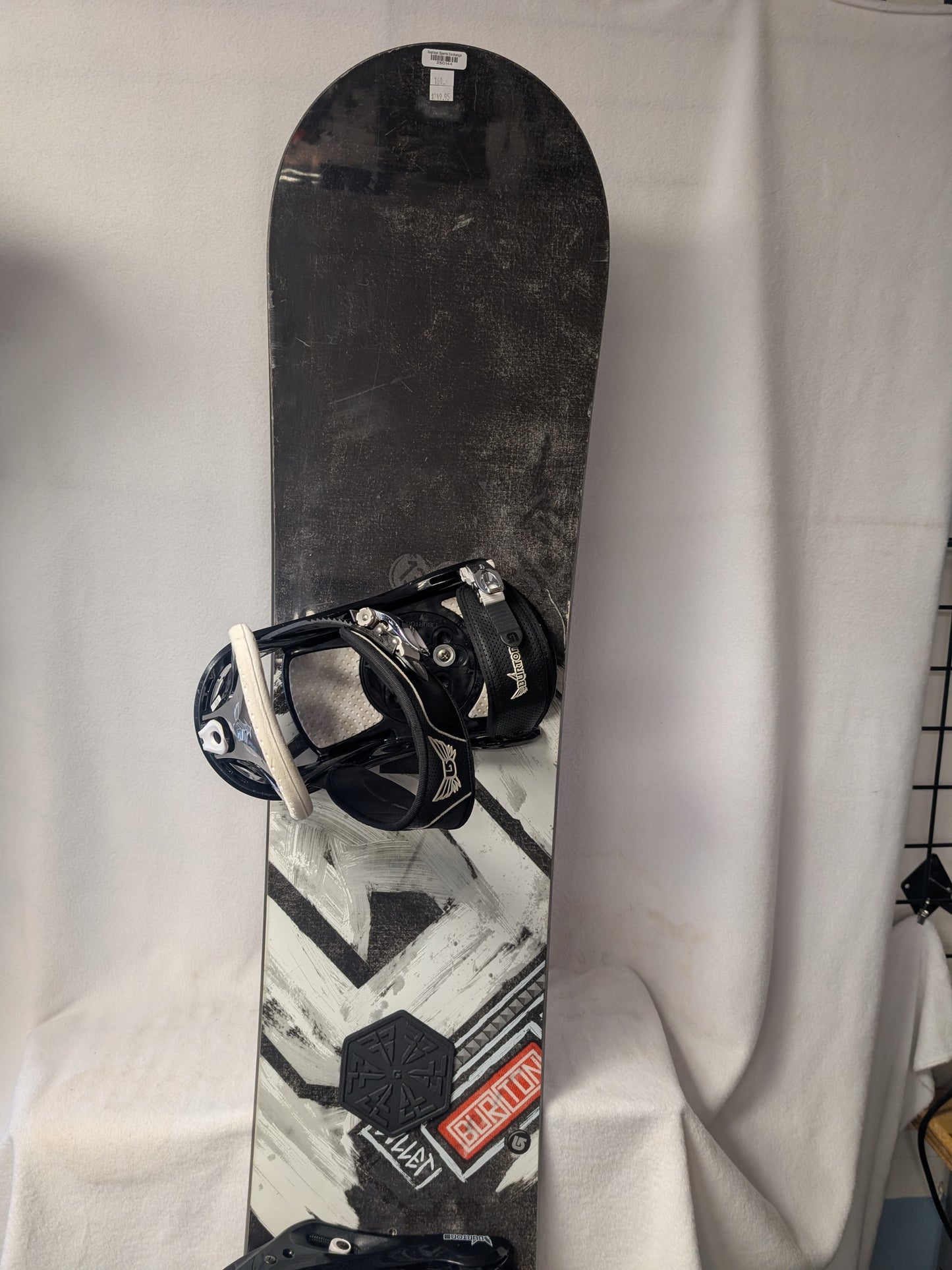 Burton Bullet Snowboards Burton Bindings Size 160 Cm Color Black Condition Used