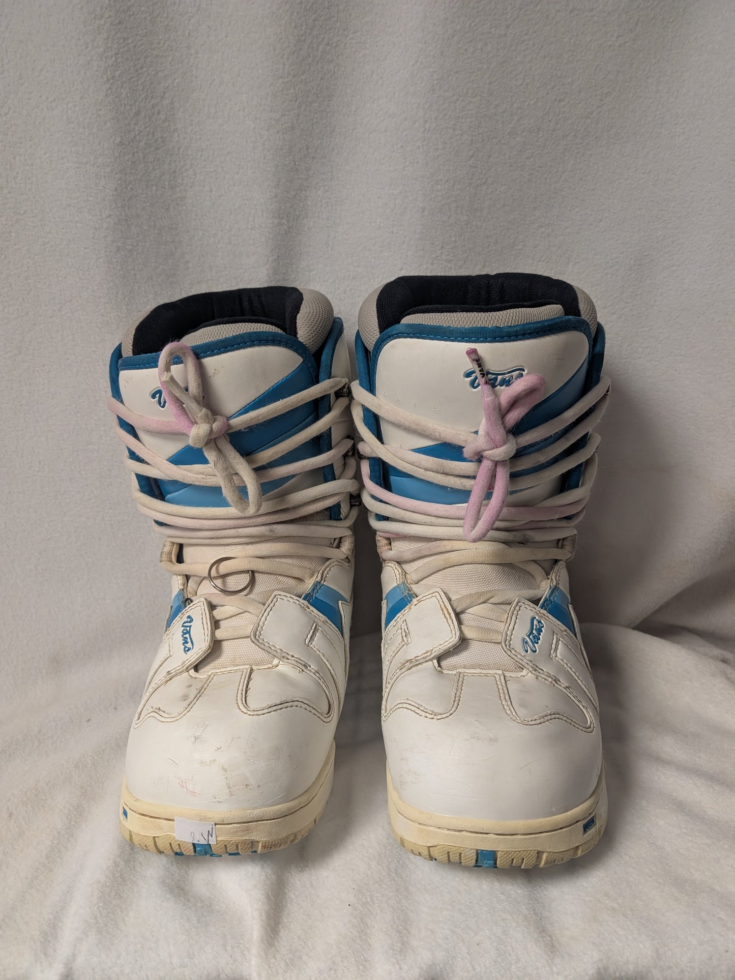 Vans Emigre Snowboard Boots Women Size 9 White Used Adult