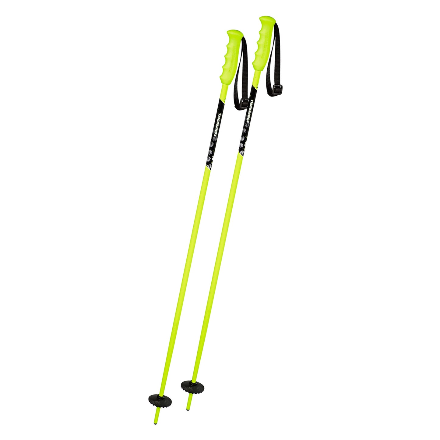 Komperdell Rookie Junior Ski Poles Size 90-105 Cm New Yellow Boost