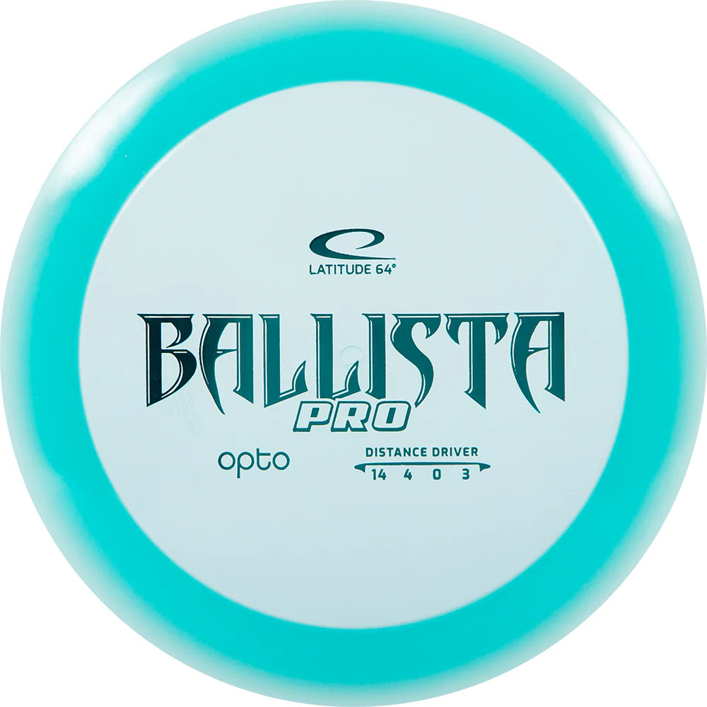 Latitude 64 Opto Ballista Pro Distance Driver Turquise 160-164g 14/4/0/3 New