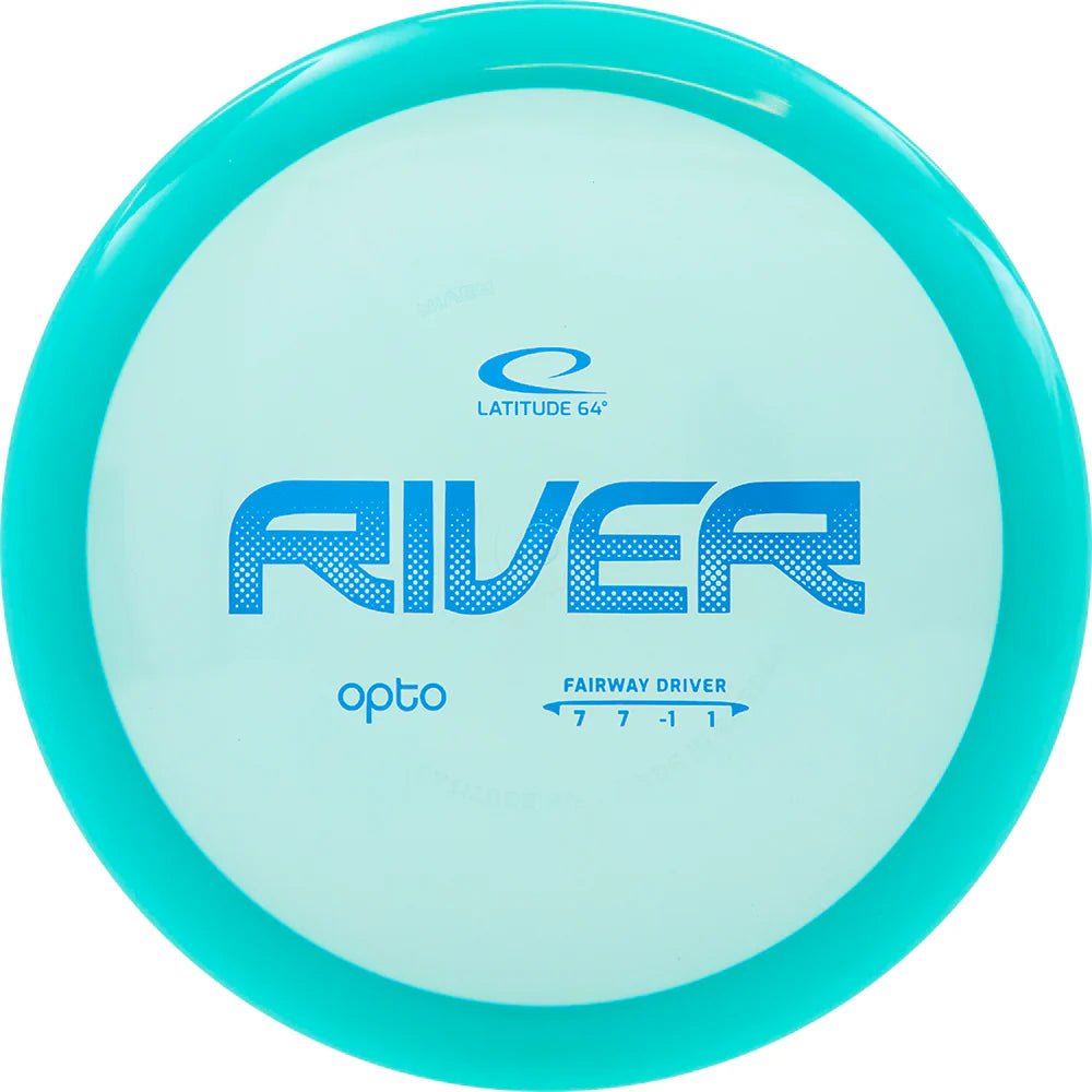 Latitude 64 Opto River Fairway Driver Turquise 173-176g 7/7/-1/1 New