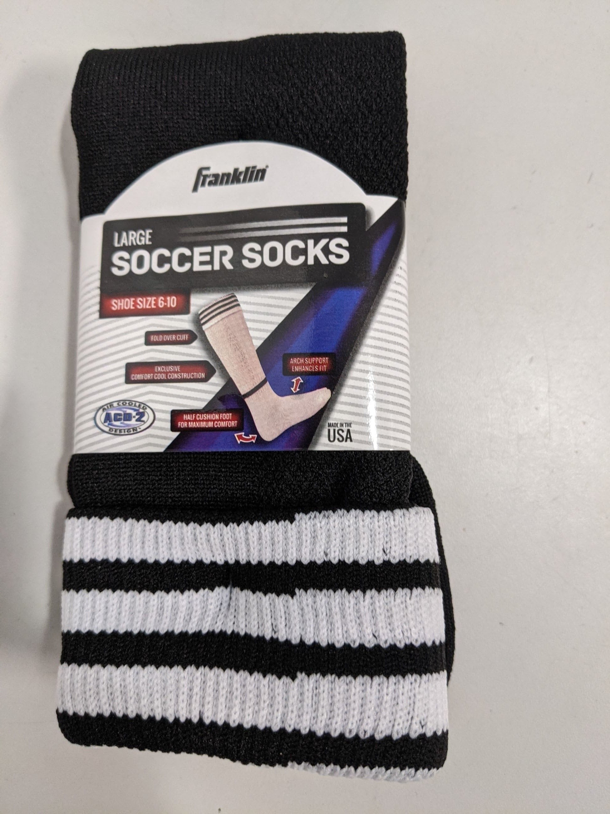 Black large 'soccer socks sale