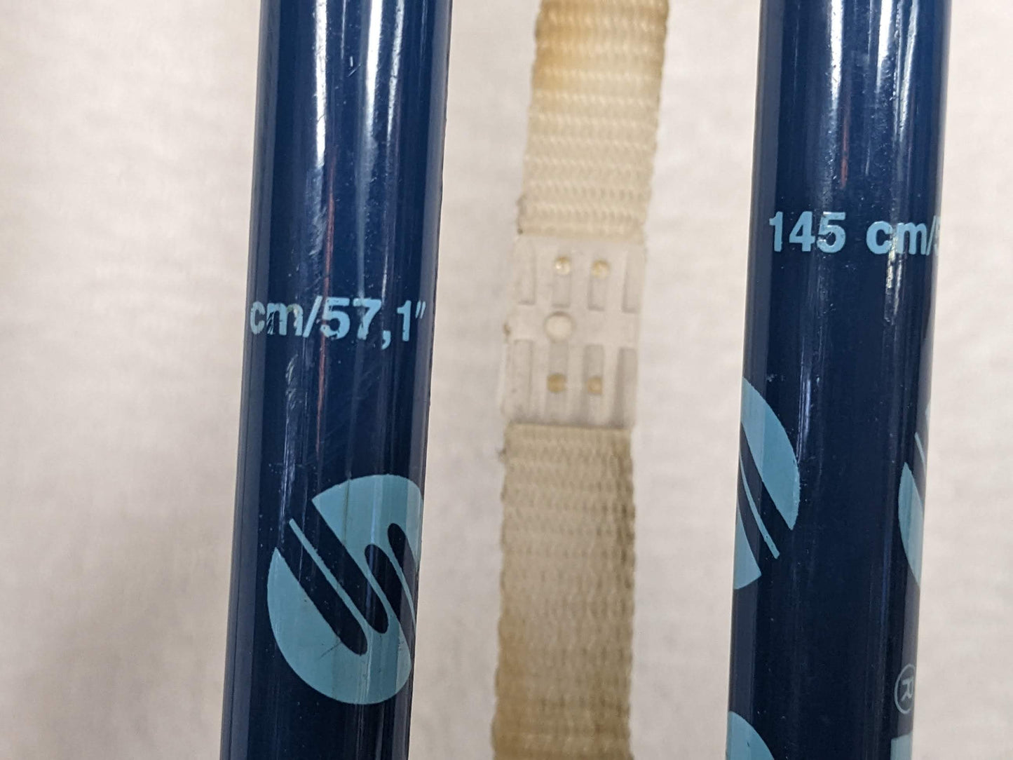 Swix Nordic Ski Poles Size 145 Cm Color Blue Condition Used